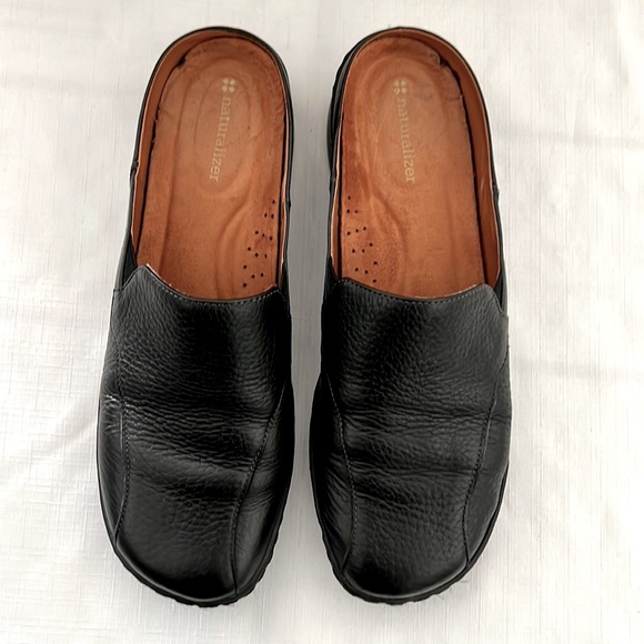 Naturalizer / Leather / Black Mules - Picture 3 of 11
